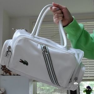 Lacoste | Coated Canvas and Leather Gym Bag